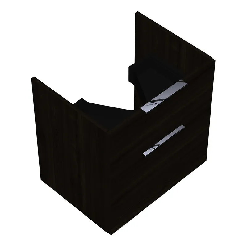sanibel-Waschtisch-Unterbau 2.0 FLEX WVXY060 600mm breit Schubl/Auszug Marone Trüffel