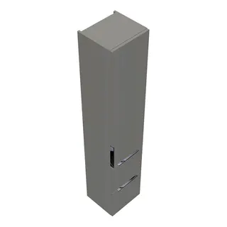 sanibel-Hochschrank 2.0 FLEX HSBC035R rechts 350x1760mm Weiß Glänzend