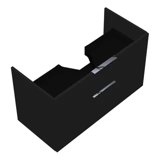 sanibel-Waschtisch-Unterbau 2.0 FLEX WVYB096 960mm breit Schubl/Auszug Grau Hochglanz