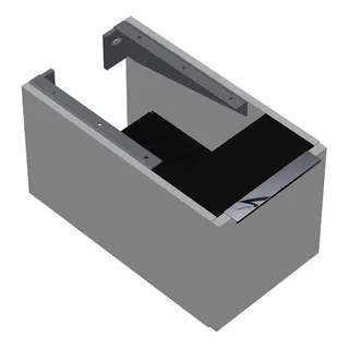 sanibel-Unterschrank 2.0 FLEX WVXX030 zu Konsole 300x300x540mm Weiß Matt