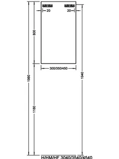 sanibel-Hängeschrank 2.0 FLEX HM3540R rechts 350x800x250mm Weiß Matt – Bild 3