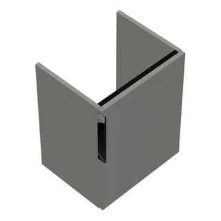 sanibel-Waschtisch-Unterbau 2.0 FLEX WVYR042R 420mm breit Tür rechts Weiß Glänzend