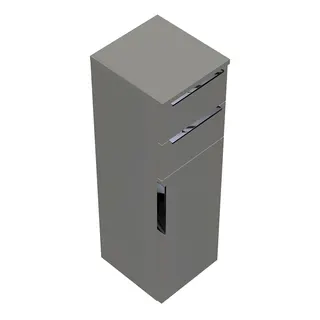 sanibel-Mittelschrank 2.0 FLEX UHIG030R rechts 300x980mm Weiß Glänzend