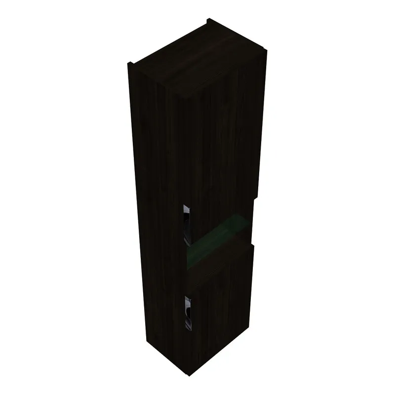 sanibel-Hochschrank 2.0 FLEX HS4532R rechts 450x1760mm Marone Trüffel