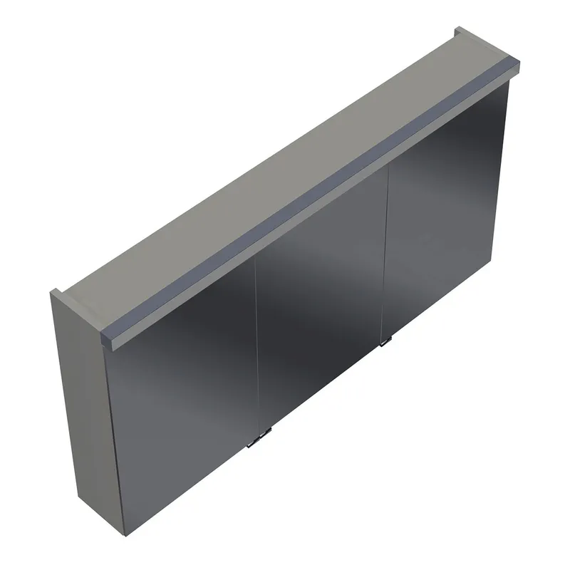 sanibel-Spiegelschrank 2.0 FLEX SPGJ120L LED-Waschtisch 1200x640mmx180mm Weiß Glänzend