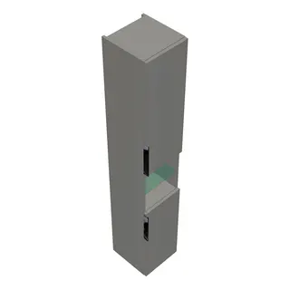 sanibel-Hochschrank 2.0 FLEX HS3032R rechts 300x1760mm Weiß Glänzend