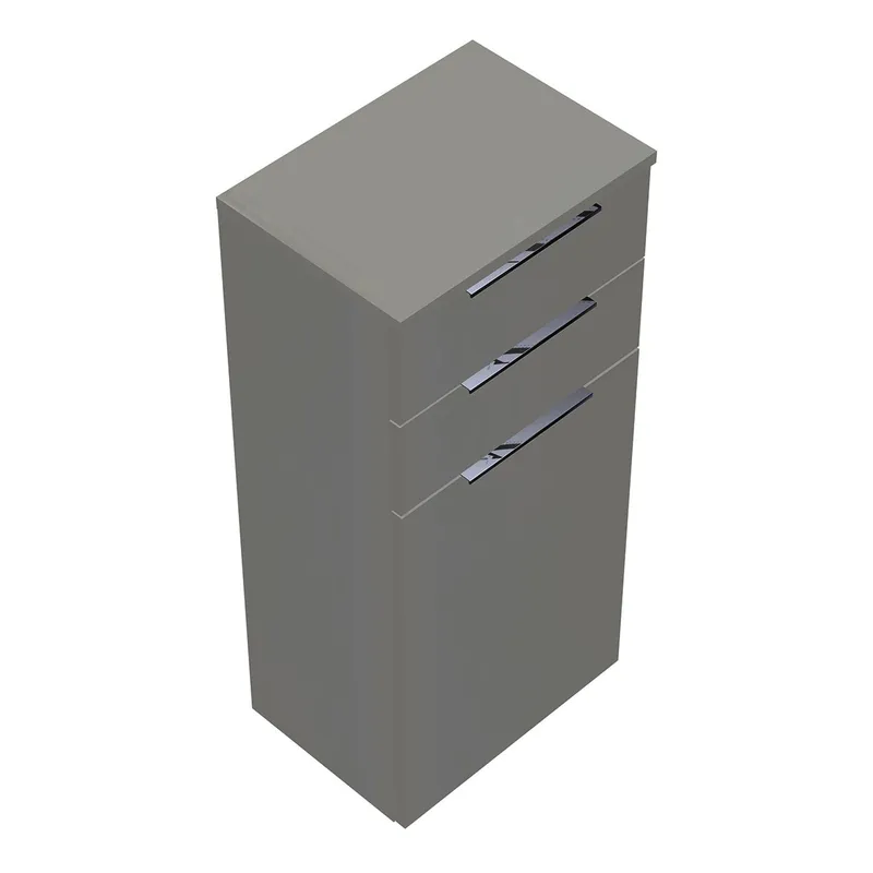 sanibel-Mittelschrank 2.0 FLEX UHIK045 450x980mm Weiß Glänzend