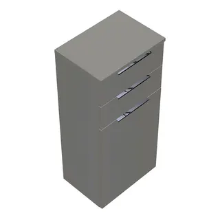 sanibel-Mittelschrank 2.0 FLEX UHIK045 450x980mm Weiß Glänzend