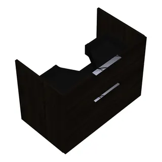 sanibel-Waschtisch-Unterbau 2.0 FLEX WVYB076 760mm breit Schubl/Auszug Marone Trüffel