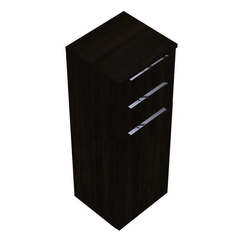 sanibel-Mittelschrank 2.0 FLEX UHIK035 350x980mm Marone Trüffel
