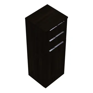 sanibel-Mittelschrank 2.0 FLEX UHIK035 350x980mm Marone Trüffel