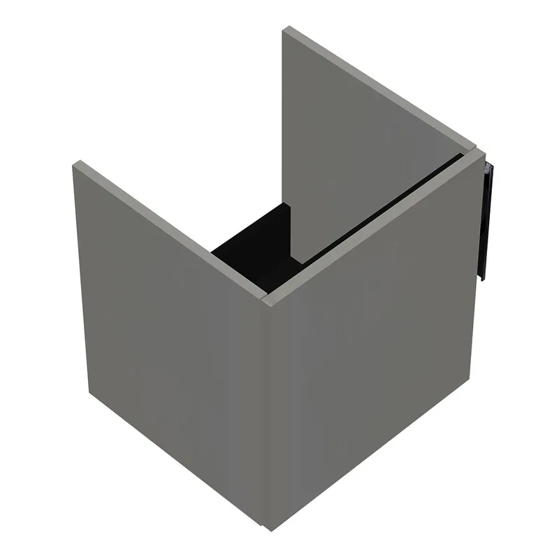 sanibel-Waschtisch-Unterbau 2.0 FLEX WVNR044L 440mm breit Tür links Weiß Glänzend