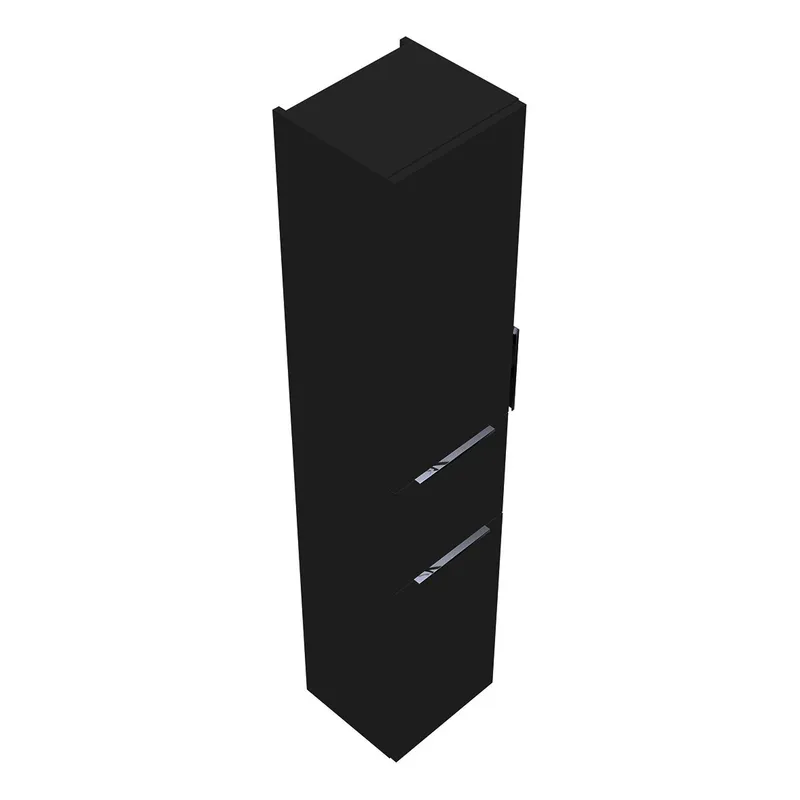 sanibel-Hochschrank 2.0 FLEX HSKV035L links 350x1760mm Grau Glänzend