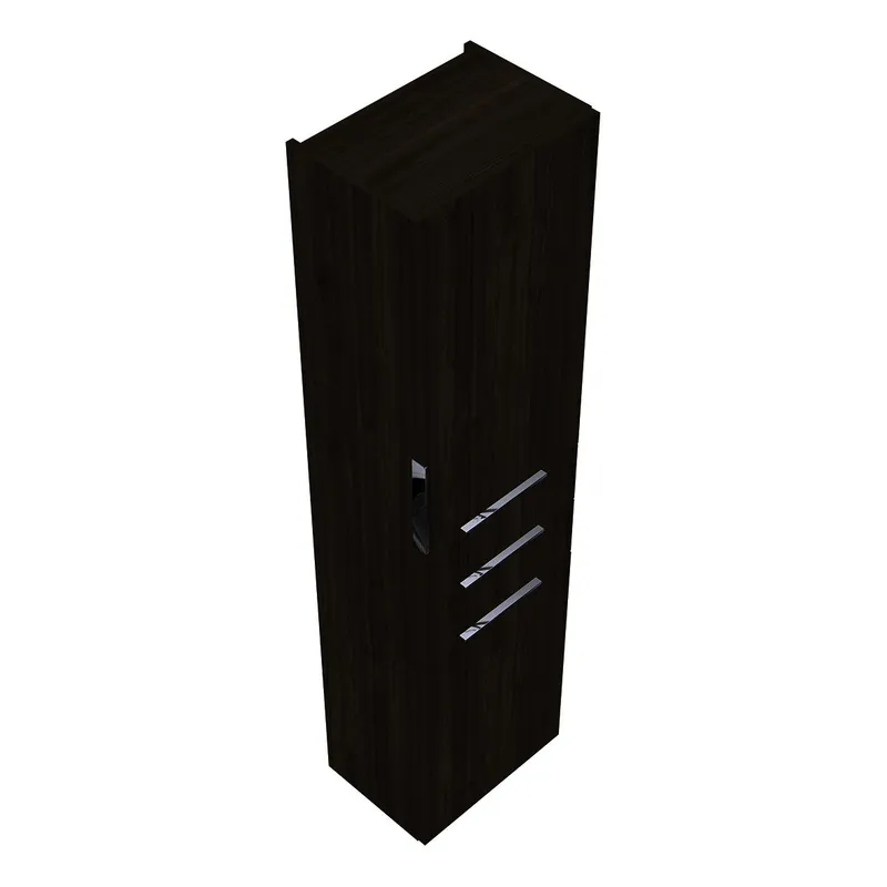 sanibel-Hochschrank 2.0 FLEX HS4549R rechts 450x1760mm Marone Trüffel