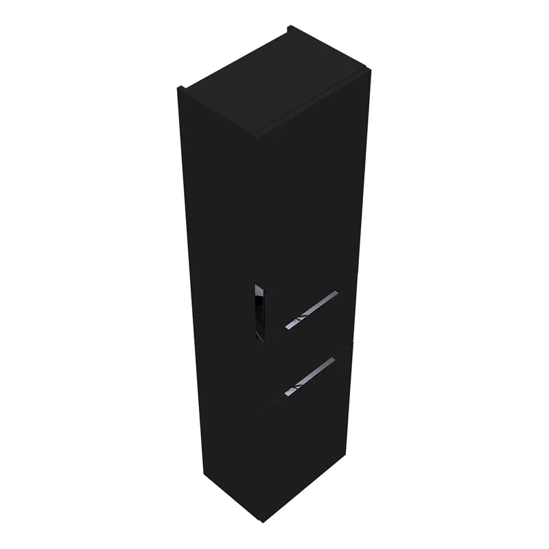 sanibel-Hochschrank 2.0 FLEX HSKV045R rechts 450x1760mm Grau Glänzend