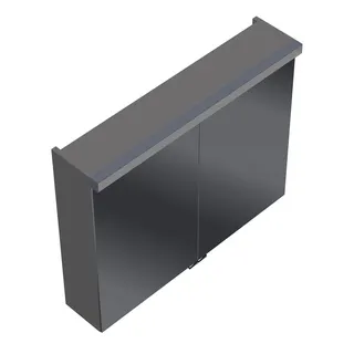 sanibel-Spiegelschrank 2.0 FLEX SPFP080 LED 800x640mmx180mm Leinengrau Hochglanz