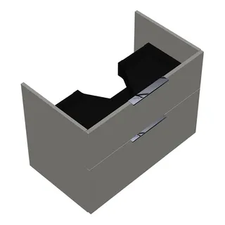 sanibel-Waschtisch-Unterbau 2.0 FLEX WVYB076 760mm breit Schubl/Auszug Weiß Glänzend