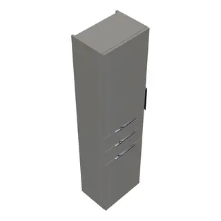 sanibel-Hochschrank 2.0 FLEX HS4549L links 450x1760mm Weiß Glänzend