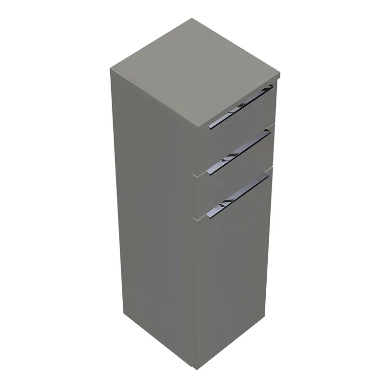 sanibel-Mittelschrank 2.0 FLEX UHIK030 300x980mm Weiß Glänzend