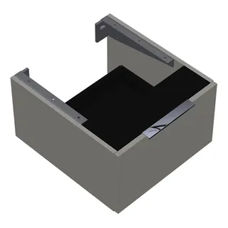 sanibel-Unterschrank 2.0 FLEX WVXX050 zu Konsole 500x300x540mm Weiß Glänzend