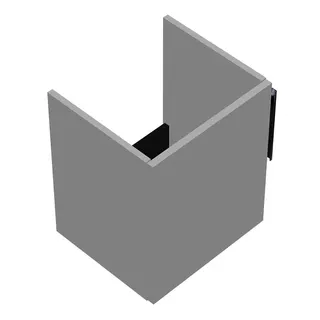 sanibel-Waschtisch-Unterbau 2.0 FLEX WVPW040L 410mm breit Tür links Weiß Matt