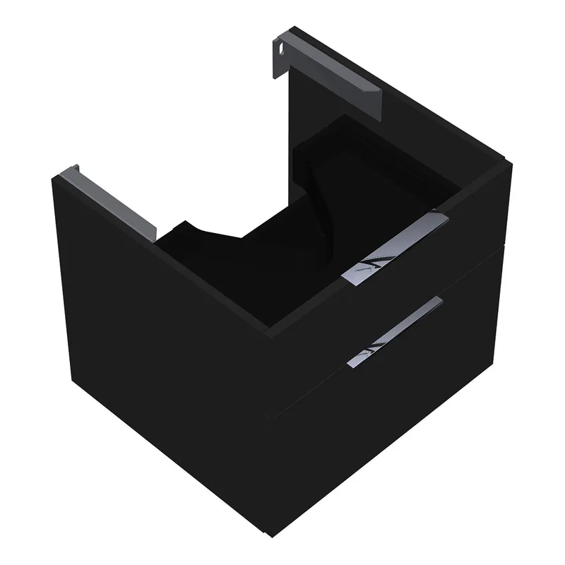 sanibel-Waschtisch-Unterschrank 2.0 FLEX WVIE060 zu Konsole 600x520x540mm Grau Glänzend