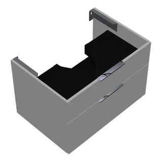 sanibel-Waschtisch-Unterschrank 2.0 FLEX WVIE080 zu Konsole 800x520x540mm Weiß Matt