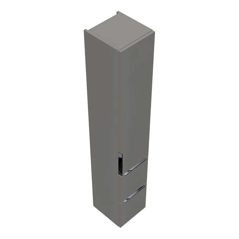 sanibel-Hochschrank 2.0 FLEX HSBC030R rechts 300x1760mm Weiß Glänzend