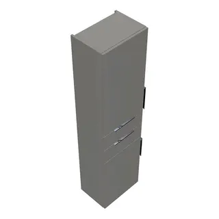 sanibel-Hochschrank 2.0 FLEX HS4537L links 450x1760mm Weiß Glänzend