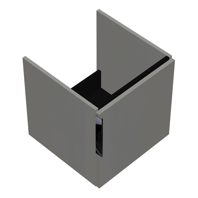 sanibel-Waschtisch-Unterbau 2.0 FLEX WULV046R 460mm breit Tür rechts Weiß Glänzend