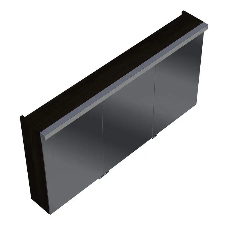 sanibel-Spiegelschrank 2.0 FLEX SPGJ120L LED-Waschtisch 1200x640mmx180mm Marone Trüffel