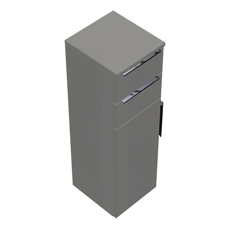 sanibel-Mittelschrank 2.0 FLEX UHIG030L links 300x980mm Weiß Glänzend