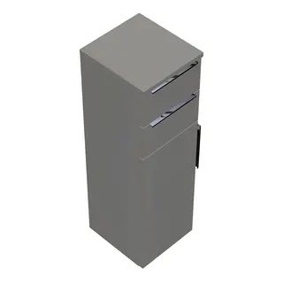sanibel-Mittelschrank 2.0 FLEX UHIG030L links 300x980mm Weiß Glänzend