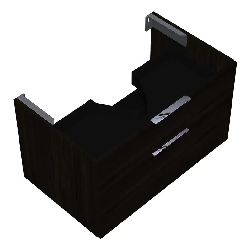 sanibel-Waschtisch-Unterschrank 2.0 FLEX WVIE090 zu Konsole 900x520x540mm Marone Trüffel