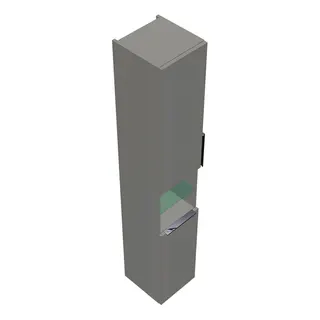 sanibel-Hochschrank 2.0 FLEX HS3042L links 300x1760mm Weiß Glänzend