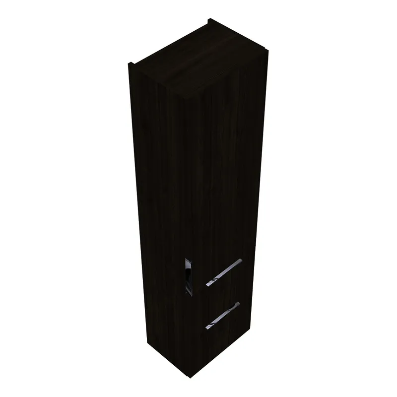 sanibel-Hochschrank 2.0 FLEX HSBC045R rechts 450x1760mm Marone Trüffel