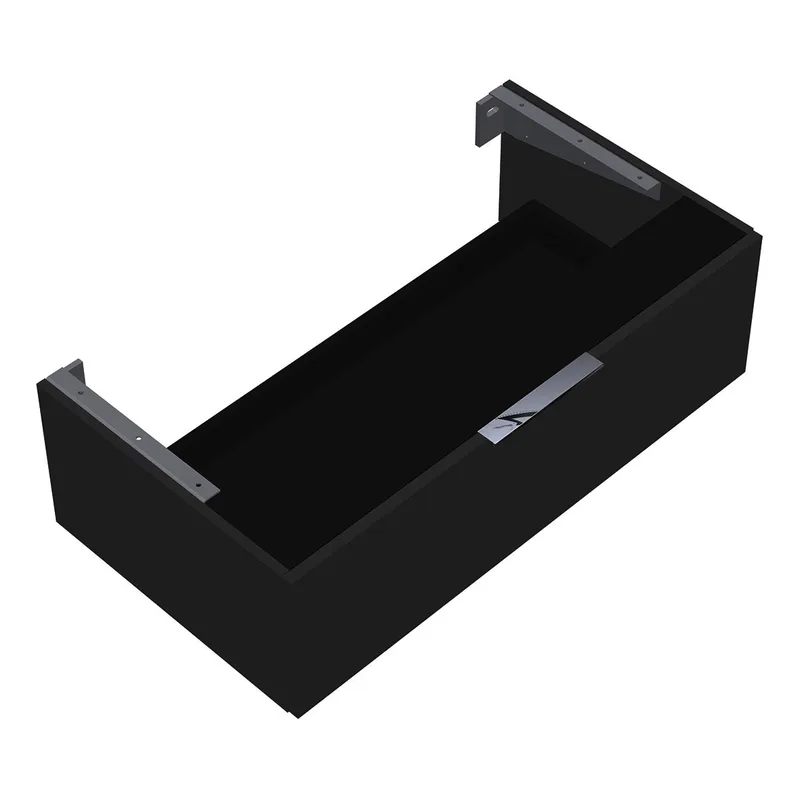 sanibel-Unterschrank 2.0 FLEX WVXX100 zu Konsole 1000x300x540mm Grau Glänzend