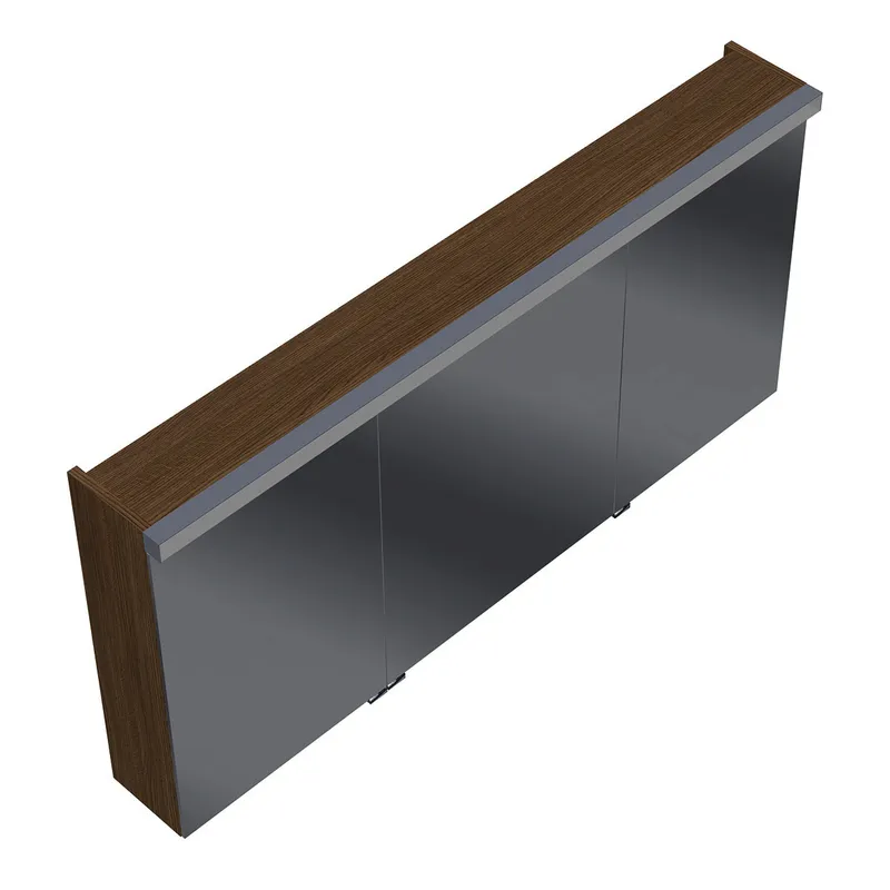 sanibel-Spiegelschrank 2.0 FLEX SPFP130L LED 1300x640mmx180mm Eiche Cashmere