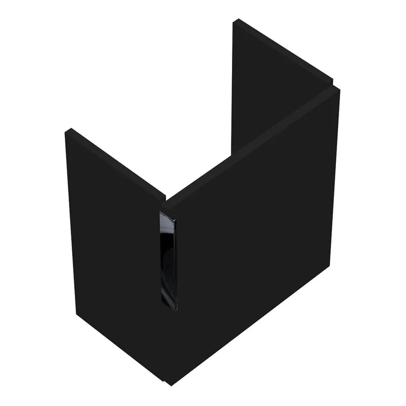 sanibel-Waschtisch-Unterbau 2.0 FLEX WURI044R 440mm breit Tür rechts Grau Hochglanz