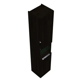 sanibel-Hochschrank 2.0 FLEX HS3542R rechts 350x1760mm Marone Trüffel