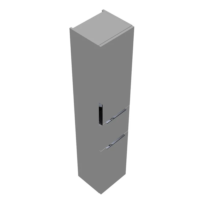 sanibel-Hochschrank 2.0 FLEX HSKV035R rechts 350x1760mm Weiß Matt
