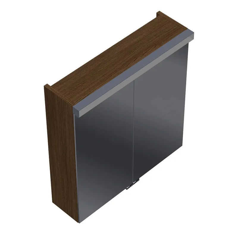 sanibel-Spiegelschrank 2.0 FLEX SPGJ060 LED-Waschtisch 600x640mmx180mm Eiche Cashmere