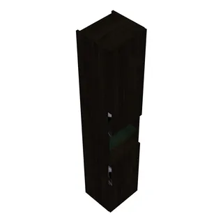 sanibel-Hochschrank 2.0 FLEX HS3532R rechts 350x1760mm Marone Trüffel