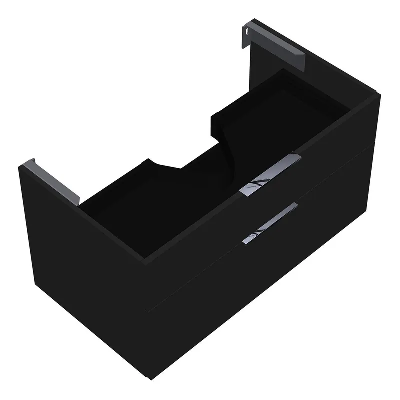sanibel-Waschtisch-Unterschrank 2.0 FLEX WVIE100 zu Konsole 1000x520x540mm Grau Glänzend