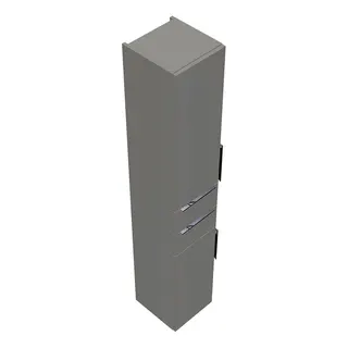 sanibel-Hochschrank 2.0 FLEX HS3037L links 300x1760mm Weiß Glänzend