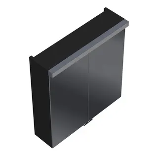 sanibel-Spiegelschrank 2.0 FLEX SPGJ060 LED-Waschtisch 600x640mmx180mm Grau Glänzend