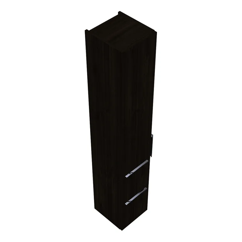 sanibel-Hochschrank 2.0 FLEX HSBC030L links 300x1760mm Marone Trüffel