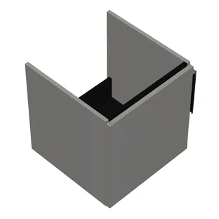sanibel-Waschtisch-Unterbau 2.0 FLEX WULV046L 460mm breit Tür links Weiß Glänzend