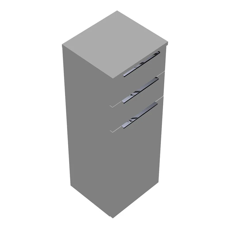 sanibel-Mittelschrank 2.0 FLEX UHIK035 350x980mm Weiß Matt