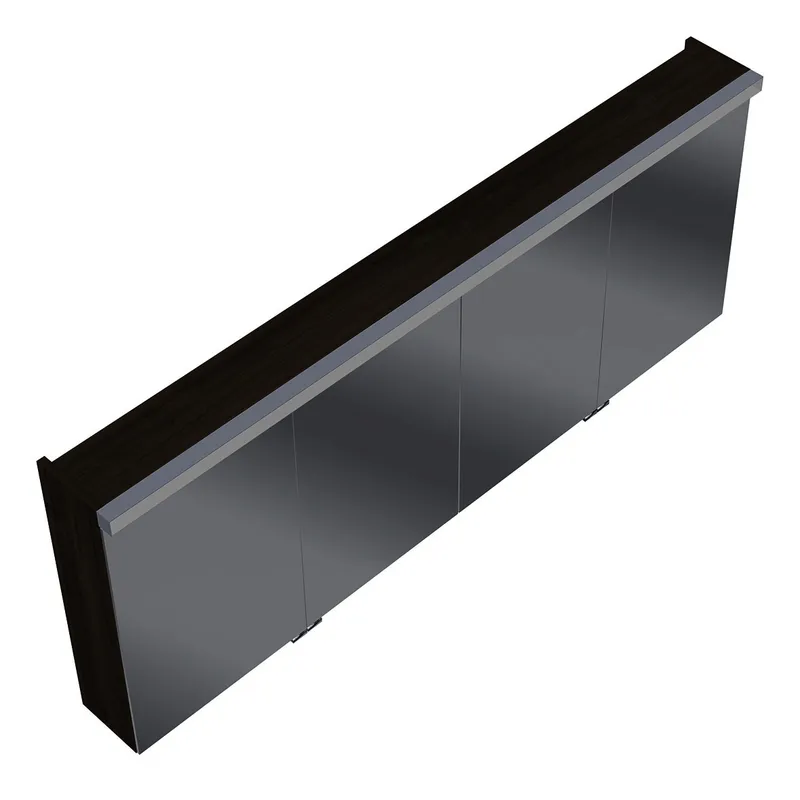 sanibel-Spiegelschrank 2.0 FLEX SPFP160 LED 1600x640mmx180mm Marone Trüffel